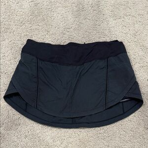 Lululemon Speed Up lined Skort - black size 10